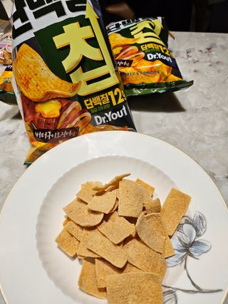 맛있게 채우는 단백질 12g, 닥터유 단백질칩 — 5점을 준 리뷰어가 2023년 12월 올린 사용 사진