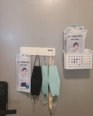 창신리빙 [프랑코 스마트 멀티 홀더 4종] 똑똑한 정리 수납 — 5점을 준 리뷰어가 2021년 12월 올린 사용 사진