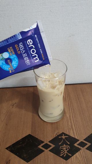 이롬 erom 닥터스 프로틴 골드 — 5점을 준 리뷰어가 2021년 5월 올린 사용 사진