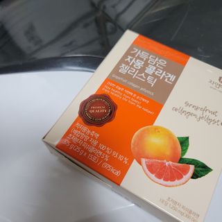 자연에온 가득담은 자몽 콜라겐 젤리스틱 2BOX — 5점을 준 리뷰어가 2020년 12월 올린 사용 사진