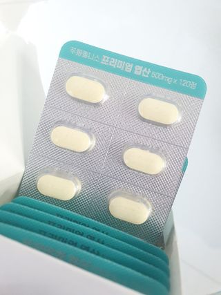 [푸름웰니스] 프리미엄 엽산 (500mgX120정) — 5점을 준 리뷰어가 2022년 4월 올린 사용 사진