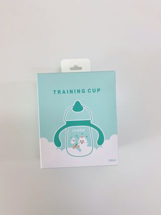 유비맘 트라이탄 코니빨대컵_컬러 랜덤 발송 — 5점을 준 리뷰어가 2021년 2월 올린 사용 사진