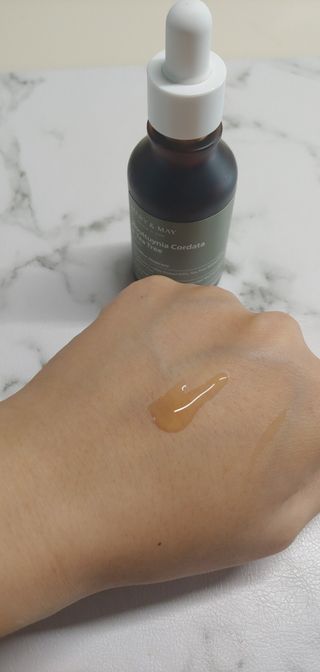 마리엔메이 센서티브 수딩 젤 크림 + 어성초 티트리 추출물 세럼 + 어성초 티트리 모공 클렌징 폼 — 5점을 준 리뷰어가 2021년 8월 올린 사용 사진