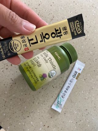 [광동제약] 광동 광옥고 홍삼 본 30포+쇼핑백 증정 — 5점을 준 리뷰어가 2021년 11월 올린 사용 사진