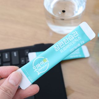 [유산균] 오마이락 장편한습관 프로바이오틱스 30P — 5점을 준 리뷰어가 2022년 11월 올린 사용 사진