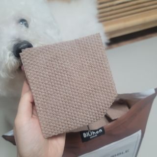 블뤼엔 일회용 수세미 — 4.5점을 준 리뷰어가 2021년 4월 올린 사용 사진