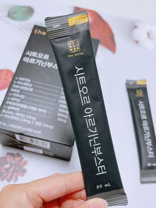 더리틀스 시트오르 아르기닌부스터 — 4점을 준 리뷰어가 2022년 11월 올린 사용 사진
