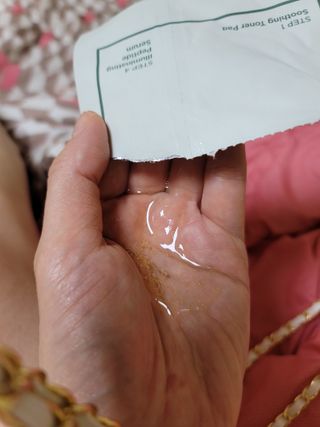 태그스킨 4스텝 주름개선 피부미백 영양 마스크팩 3개 세트(최신버전) — 5점을 준 리뷰어가 2022년 4월 올린 사용 사진