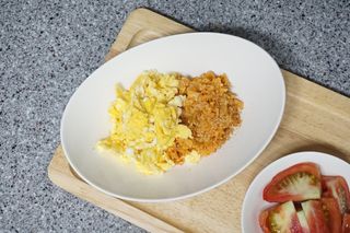 [푸딩팩토리] 요잇조잇 닭갈비 닭가슴살/김치 닭가슴살 곤약볶음밥 2종 (김치볶음밥 2개 닭갈비 볶음밥 1개) — 5점을 준 리뷰어가 2022년 7월 올린 사용 사진