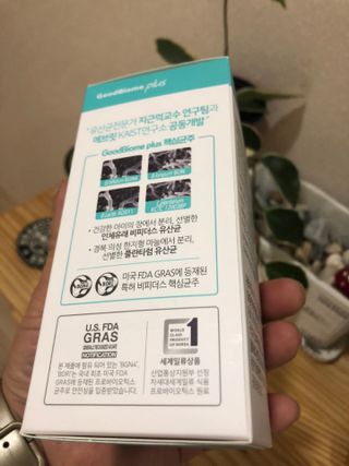 프리마인 유산균 국가지정연구소 선정, 살아있는 생유산균 200억 마리의 힘. 유산균n굿바이옴플러스 — 5점을 준 리뷰어가 2021년 10월 올린 사용 사진