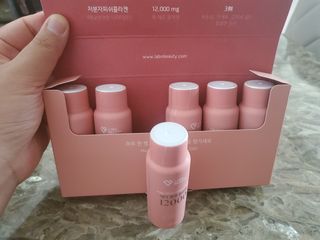 랩앤뷰티 메가 벨벳 콜라겐 12000 — 5점을 준 리뷰어가 2021년 5월 올린 사용 사진