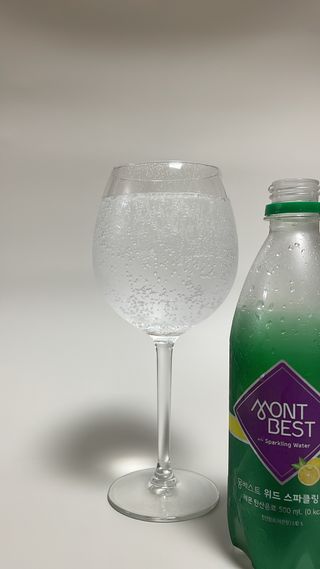 몽베스트 Montbest with Sparkling water Lemon OR Lime 20병(랜덤) — 4점을 준 리뷰어가 2022년 8월 올린 사용 사진