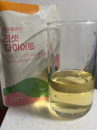 [경남제약헬스케어] 케어플러스 리셋 다이어트 청포도맛 100ml X 5포 (5일분) — 5점을 준 리뷰어가 2023년 5월 올린 사용 사진