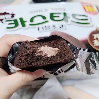 롯데제과 까망카스타드 더블초코 — 5점을 준 리뷰어가 2021년 5월 올린 사용 사진