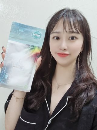 애디팬더 바이오시트앰플 기능성 마스크팩 — 5점을 준 리뷰어가 2021년 5월 올린 사용 사진