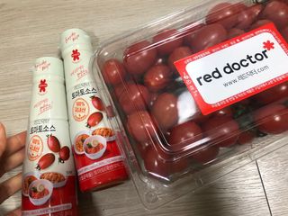 레드닥터  대추방울토마토 + 매콤새콤달콤 레드닥터 토마토 소스 — 4점을 준 리뷰어가 2022년 12월 올린 사용 사진