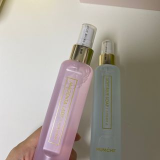 멈칫 X 최준 헤어 앤 바디미스트 소프트블루솝, 마젠타레이디 2종 — 5점을 준 리뷰어가 2021년 8월 올린 사용 사진
