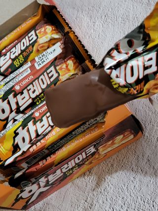 핫브레이크 땅콩카라멜 — 5점을 준 리뷰어가 2023년 5월 올린 사용 사진