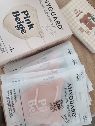 [애니가드] 셋업 메베마스크라이트  (대형 4컬러 + 중형 4컬러) — 5점을 준 리뷰어가 2022년 7월 올린 사용 사진