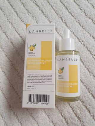 랑벨 비타 에너지 잡티 앰플 50ml 고농축 비타민, 저자극, 수분 촉촉, 미백 앰플 — 5점을 준 리뷰어가 2022년 4월 올린 사용 사진