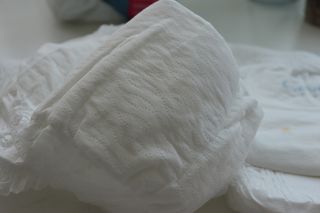 쿠잉 에어드라이  풀커버 팬티기저귀 (L/XL/XXL/XXXL) 1팩 — 4.5점을 준 리뷰어가 2023년 3월 올린 사용 사진