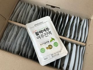 참유원 특허제조 활력 여주진액 여주즙 50포 — 5점을 준 리뷰어가 2022년 3월 올린 사용 사진