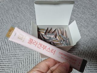더리틀스 콜라겐부스터 — 4.5점을 준 리뷰어가 2023년 1월 올린 사용 사진
