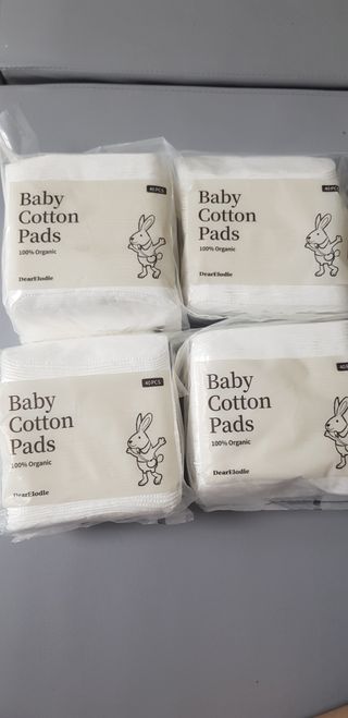 디어엘로디 프리미엄 유기농 베이비 솜티슈 40매 3 + 1 PACK — 5점을 준 리뷰어가 2021년 3월 올린 사용 사진