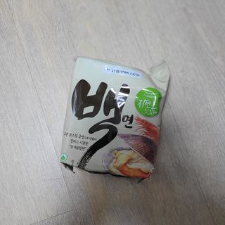 [풀무원] 자연은맛있다 정면, 백면, 홍면  세트 — 5점을 준 리뷰어가 2021년 4월 올린 사용 사진