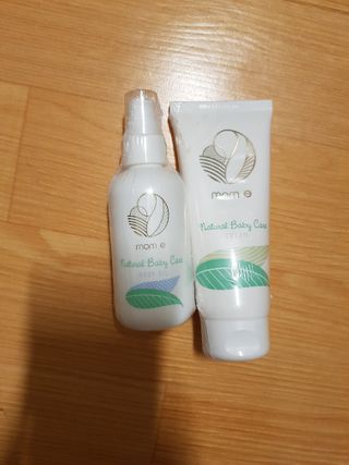 mom e 맘이 내추럴 베이비 케어 크림+바디오일 — 5점을 준 리뷰어가 2021년 1월 올린 사용 사진