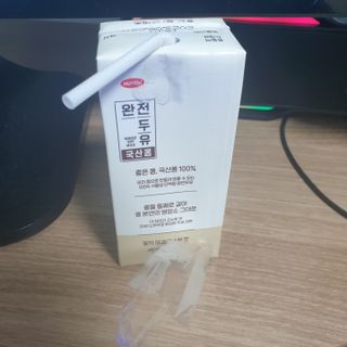 완전두유 국산콩 저당 3종 — 5점을 준 리뷰어가 2022년 10월 올린 사용 사진