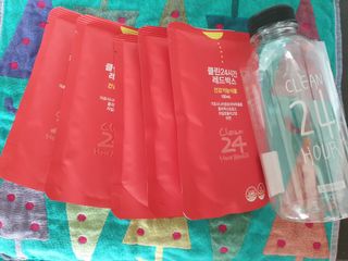 클린24시간 레드박스 1BOX(5포) + 전용보틀(500ml) — 5점을 준 리뷰어가 2024년 3월 올린 사용 사진