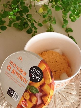 프리 [요리궁리] 타입 B (매콤,치즈,매콤까르보) 꽃떡볶이 6개입 세트 — 5점을 준 리뷰어가 2025년 2월 올린 사용 사진
