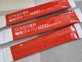 메타아르기닌 GC녹십자웰빙 메타 아르기닌 6000 플러스 오르니틴 — 5점을 준 리뷰어가 2022년 4월 올린 사용 사진