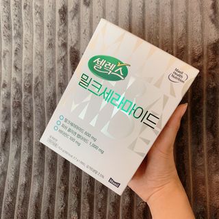셀렉스스포츠 셀렉스 밀크세라마이드 저분자피쉬콜라겐 28포 X 1박스 — 5점을 준 리뷰어가 2021년 6월 올린 사용 사진