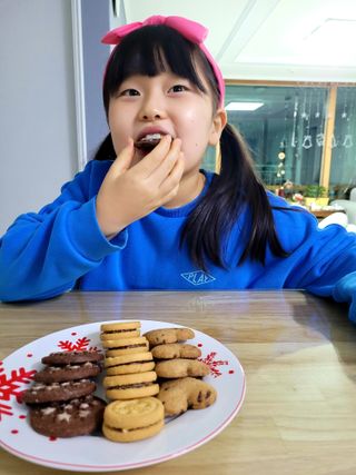 바릴라 몰리노비앙코 쿠키 3종_판디스텔라,쿠오리치니,바이오치 — 5점을 준 리뷰어가 2022년 1월 올린 사용 사진
