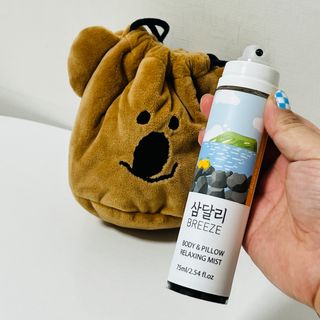 제주인디 삼달리 브리즈 바디&필로우 릴렉싱 미스트 제주 하귤 — 5점을 준 리뷰어가 2023년 2월 올린 사용 사진