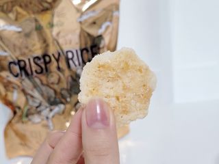 미즈꼬레아 치즈맛 누룽지크리스피 — 5점을 준 리뷰어가 2022년 1월 올린 사용 사진