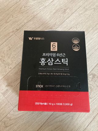 [푸름웰니스] 프리미엄 6년근 홍삼스틱 3mg x 100포 — 5점을 준 리뷰어가 2022년 4월 올린 사용 사진