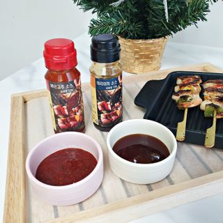 [다물꼬치] 삼겹새우롤꼬치 5개입 350g  + 데리야끼소스 120g + 매운고추소스 120g — 5점을 준 리뷰어가 2021년 12월 올린 사용 사진