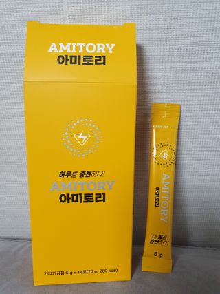 주식회사 씨크릿비에프랩 마시는 아미노산 아미토리 열대과일맛 14포 [1포, 5g / 보틀증정] — 5점을 준 리뷰어가 2023년 1월 올린 사용 사진