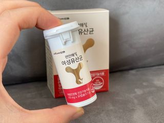 메이준뉴트리 메이준쎌 편안해질 여성유산균 — 4.5점을 준 리뷰어가 2021년 2월 올린 사용 사진