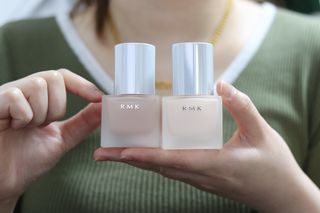 [RMK] 메이크업 베이스 + 리퀴드 파운데이션 — 5점을 준 리뷰어가 2021년 4월 올린 사용 사진