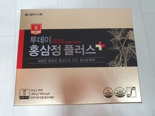 서울약사신협_투데이홍삼정플러스스틱_10g x 30포 — 5점을 준 리뷰어가 2021년 5월 올린 사용 사진
