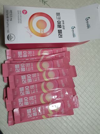 [인디닥터] 면역 생생 핑크 이뮨 젤리 — 4.5점을 준 리뷰어가 2022년 3월 올린 사용 사진