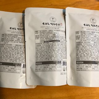 오희숙 전통부각 명인 찹쌀김부각, 찹쌀다시마부각, 황태껍질튀각 총 6봉 — 3.5점을 준 리뷰어가 2021년 7월 올린 사용 사진