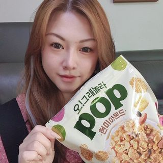 오!그래놀라팝 현미아몬드 — 5점을 준 리뷰어가 2022년 4월 올린 사용 사진