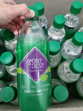 몽베스트 Montbest with Sparkling water Lime20병 — 5점을 준 리뷰어가 2021년 10월 올린 사용 사진