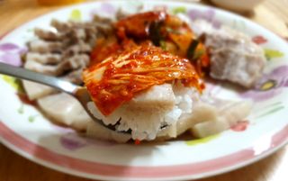 셰프애찬 알배기 겉절이 김치 1kg — 4점을 준 리뷰어가 2022년 11월 올린 사용 사진