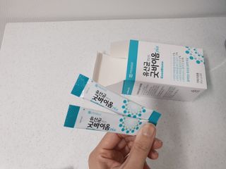 프리마인 유산균 국가지정연구소 선정, 살아있는 생유산균 200억 마리의 힘. 유산균n굿바이옴플러스 — 5점을 준 리뷰어가 2022년 4월 올린 사용 사진